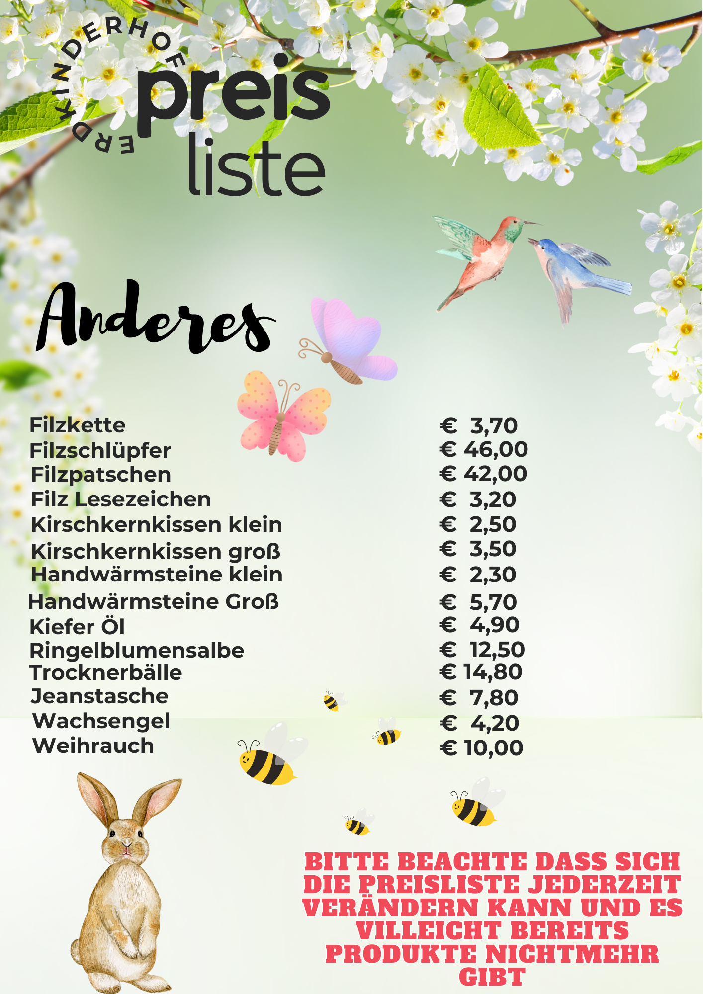 Preisliste 2